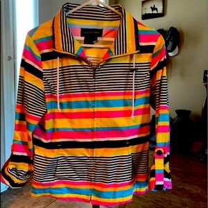 Women’s light weight jacket. Bright colors.